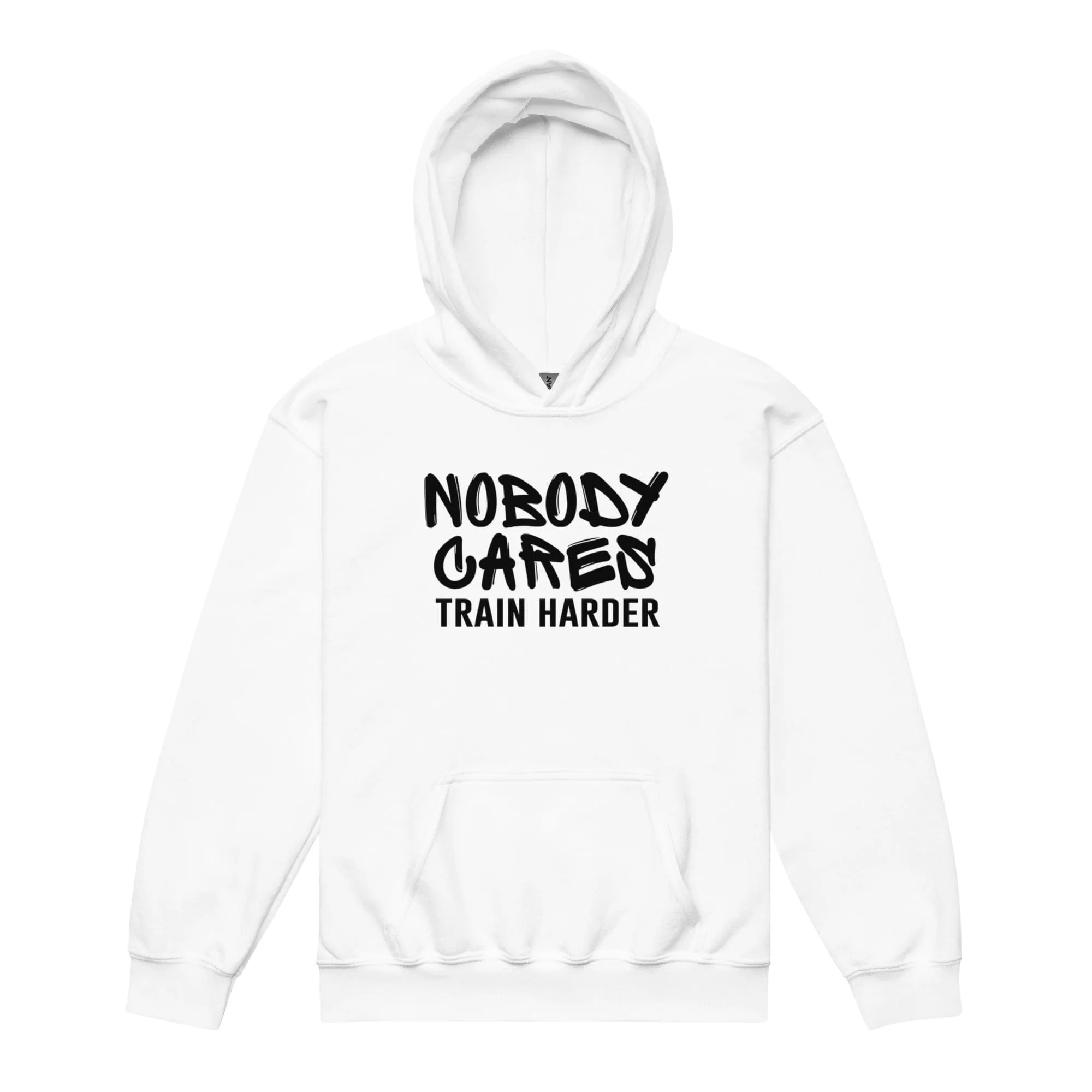 Nobody Cares Train Harder - Youth Hoodie