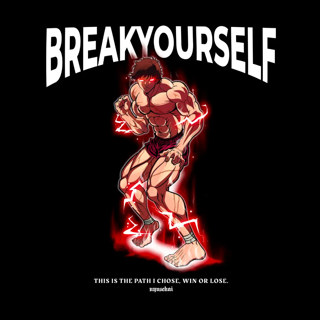 Nysekai "Baki X Breakyourself - BAKI" Oversized T-Shirt