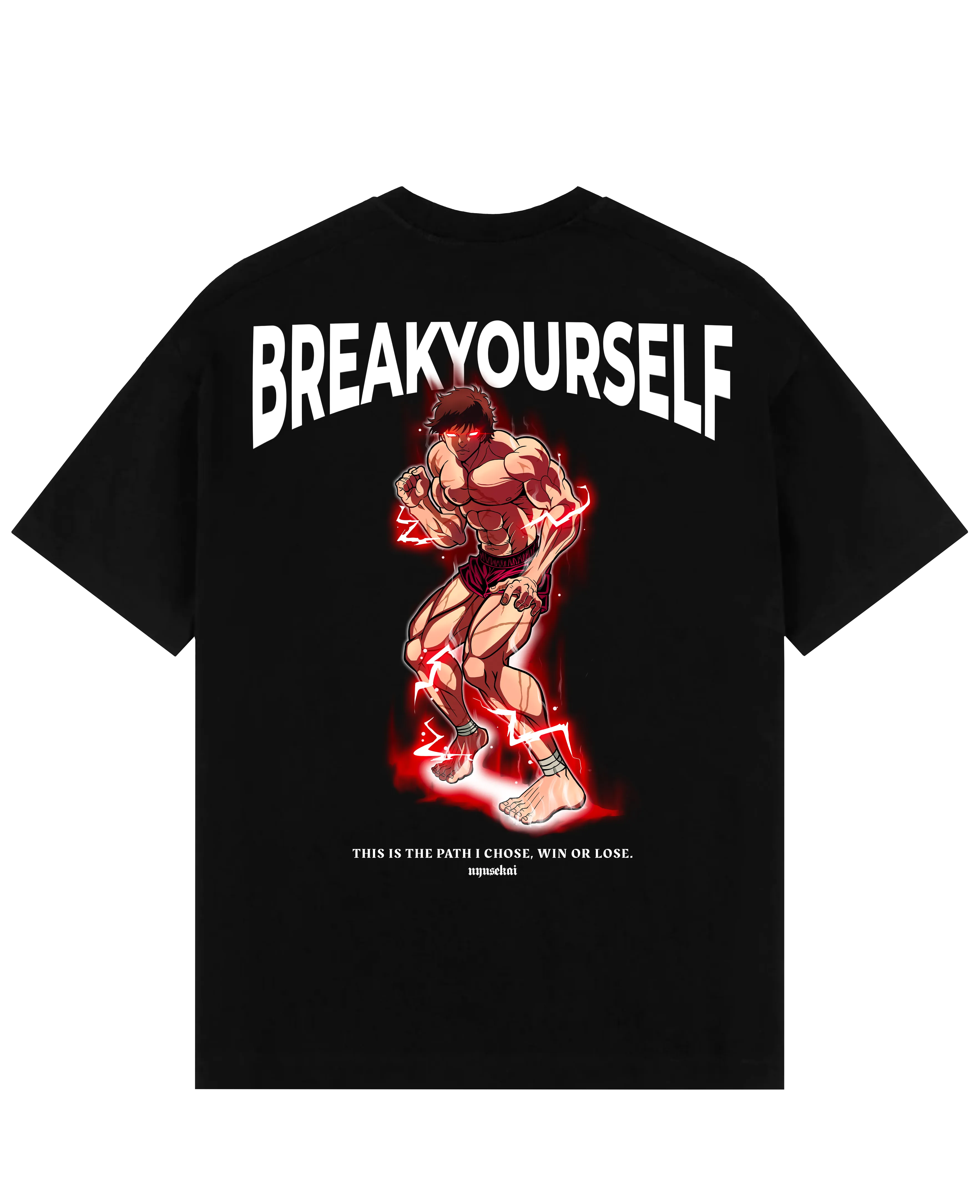 Nysekai "Baki X Breakyourself - BAKI" Oversized T-Shirt