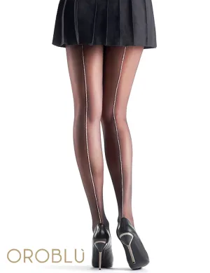 Oroblu Riga Lux Black/Silver Tights VOBC63275