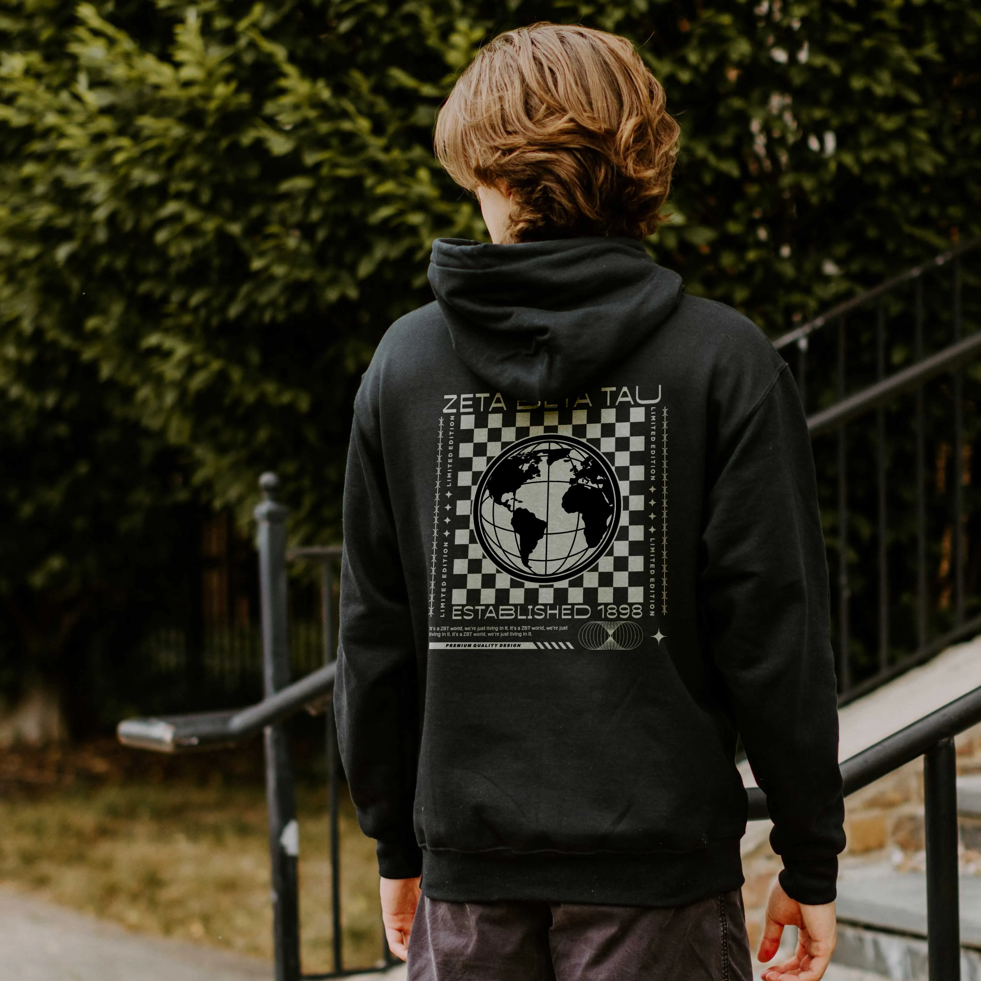 Phi Tau Graphic Streetwear Hoodie