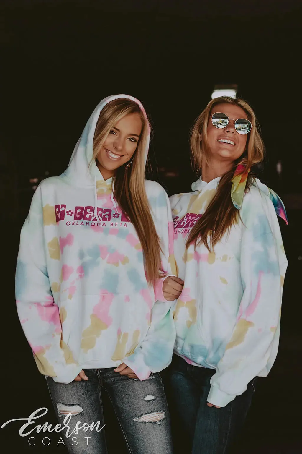 Pi Beta Phi Tie Dye Hoodie