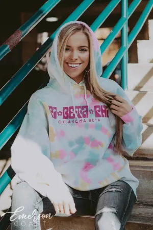 Pi Beta Phi Tie Dye Hoodie