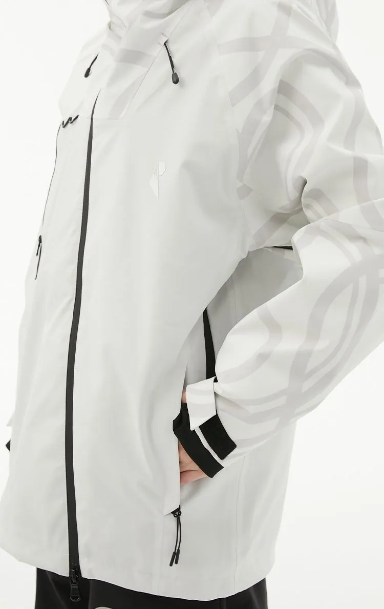 RandomPow Freestyle White RECCO® Shell Jacket - Unisex