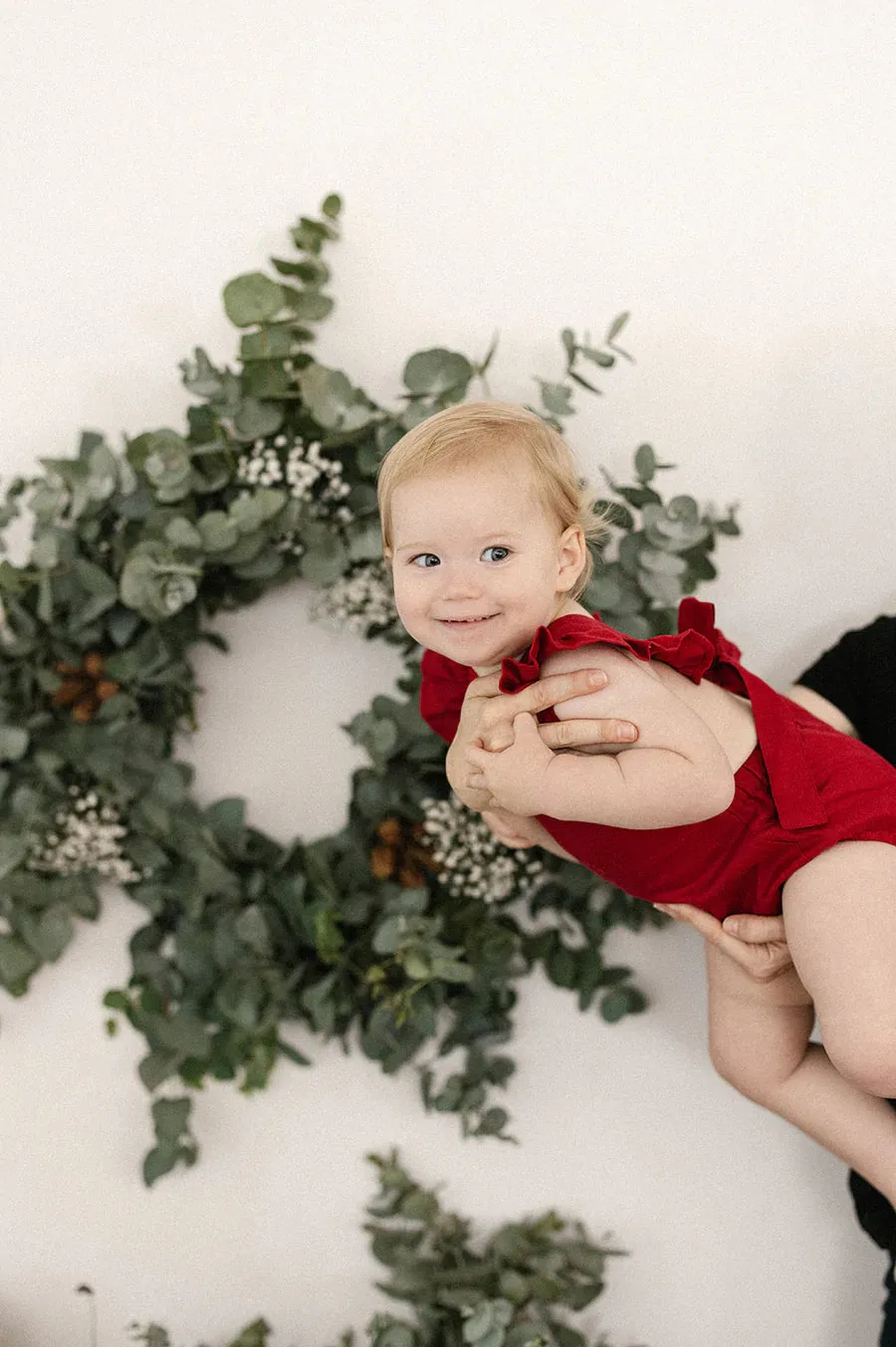 Red Linen Vintage Romper