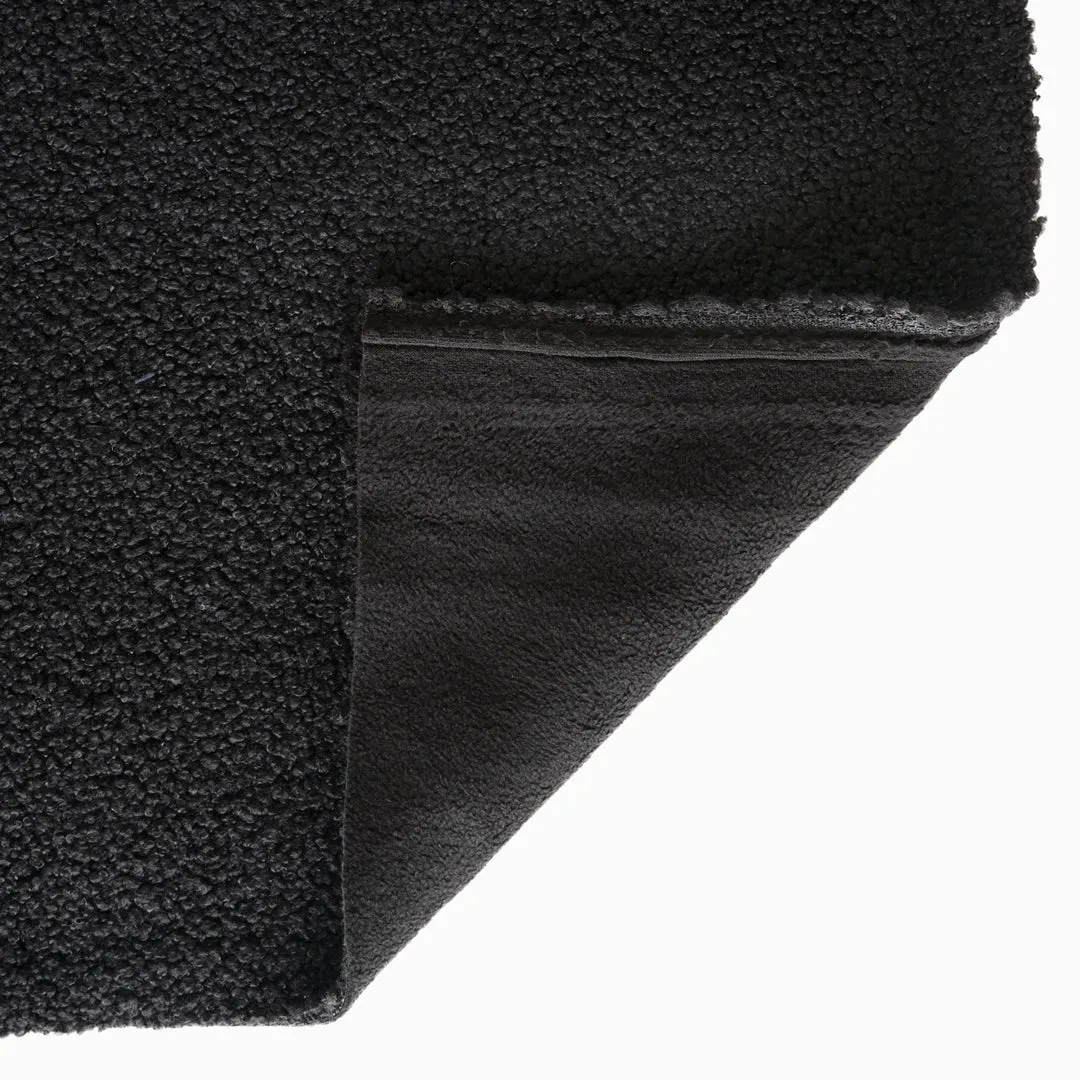 Remnant - 50cm - Teddy Fleece - Black