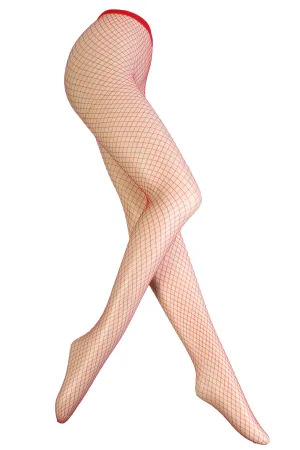 RETE GRANDI red fishnet tights