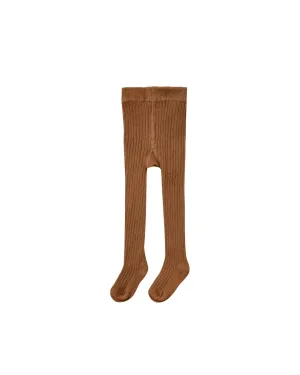 Rib Knit Tights Cinnamon