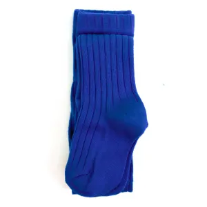 Ribbed Knit Tights - Classic Blue