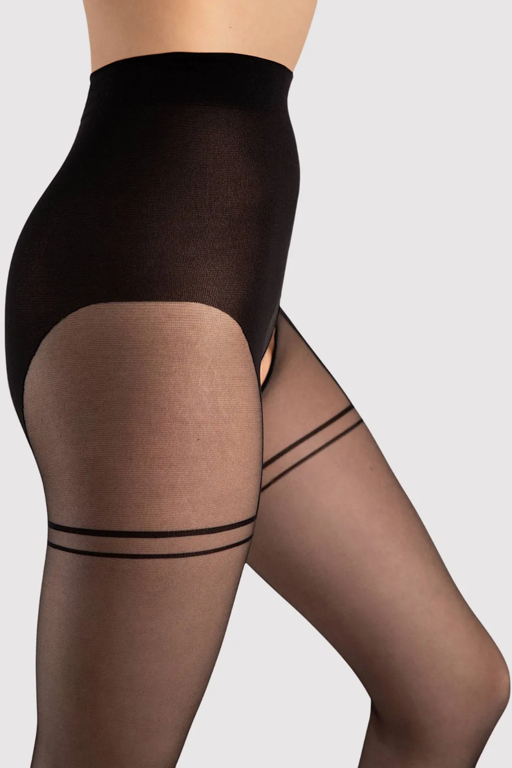 Sensual Delight Crotchless Tights 20 Denier