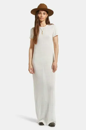 Sheer Knit Dress - Off White