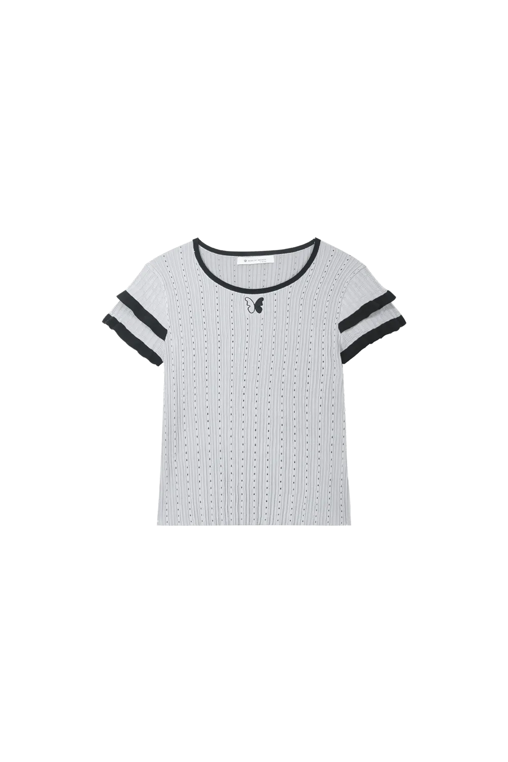 Short Sleeve Knit T-shirt for Women