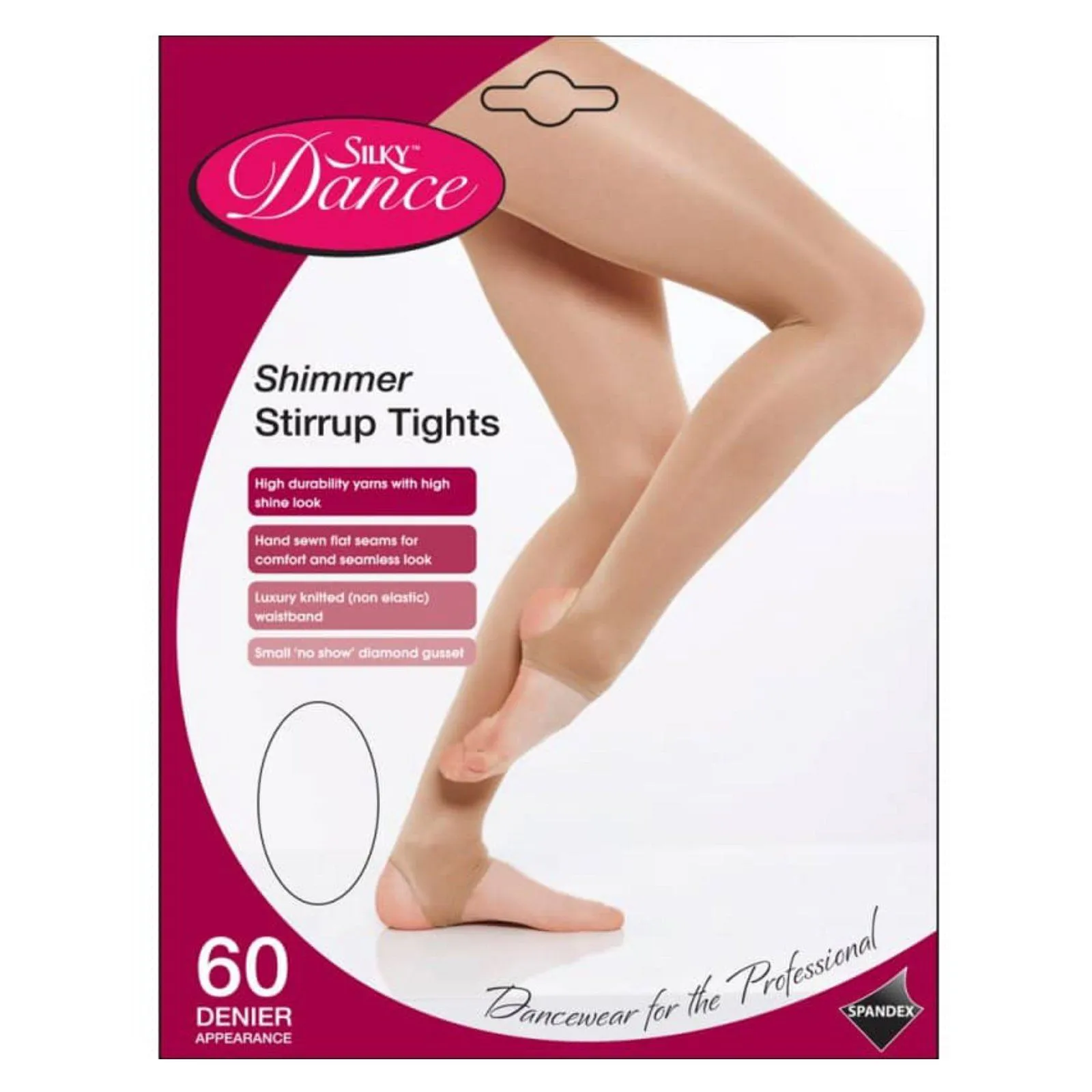 'SILKY' BRAND SHIMMER DANCE TIGHTS WITH STIRRUP