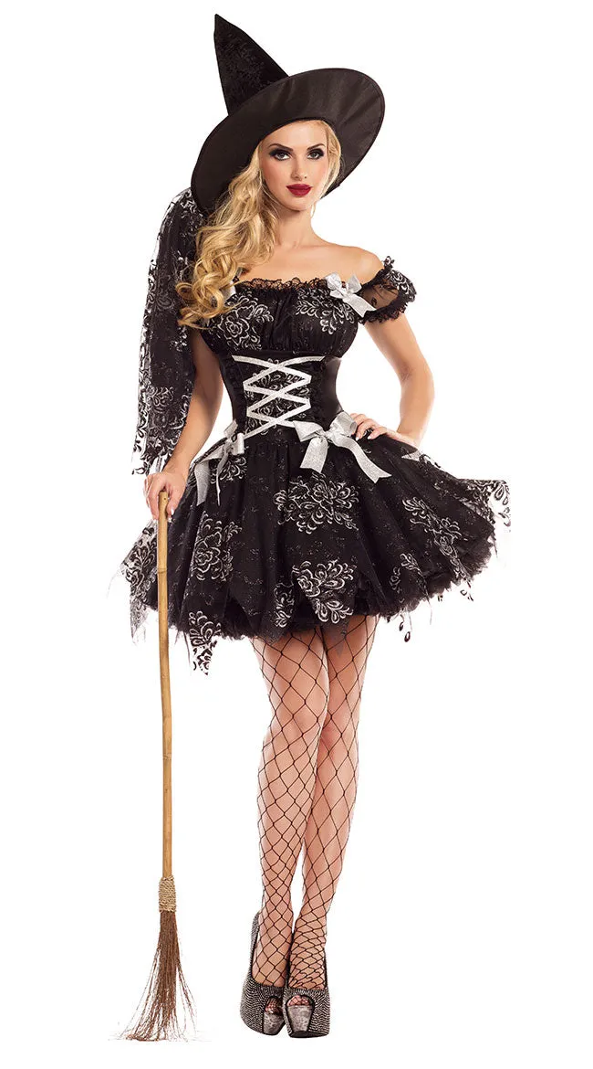 Silver Sparkle Witch Costume