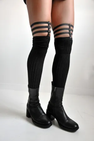 Skeleton Sock Garters - STUDDED