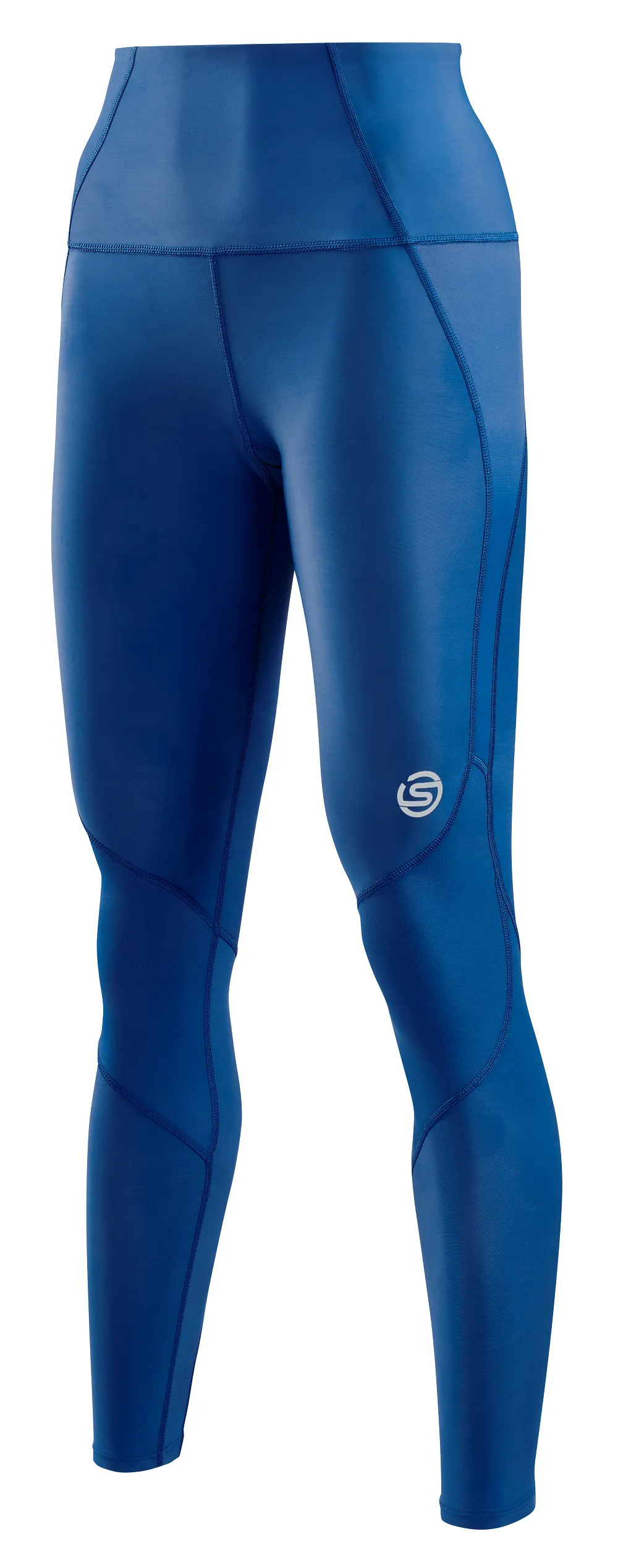 SKINS Women's Compression Skyscraper Tights 3-Series - Marine Blue