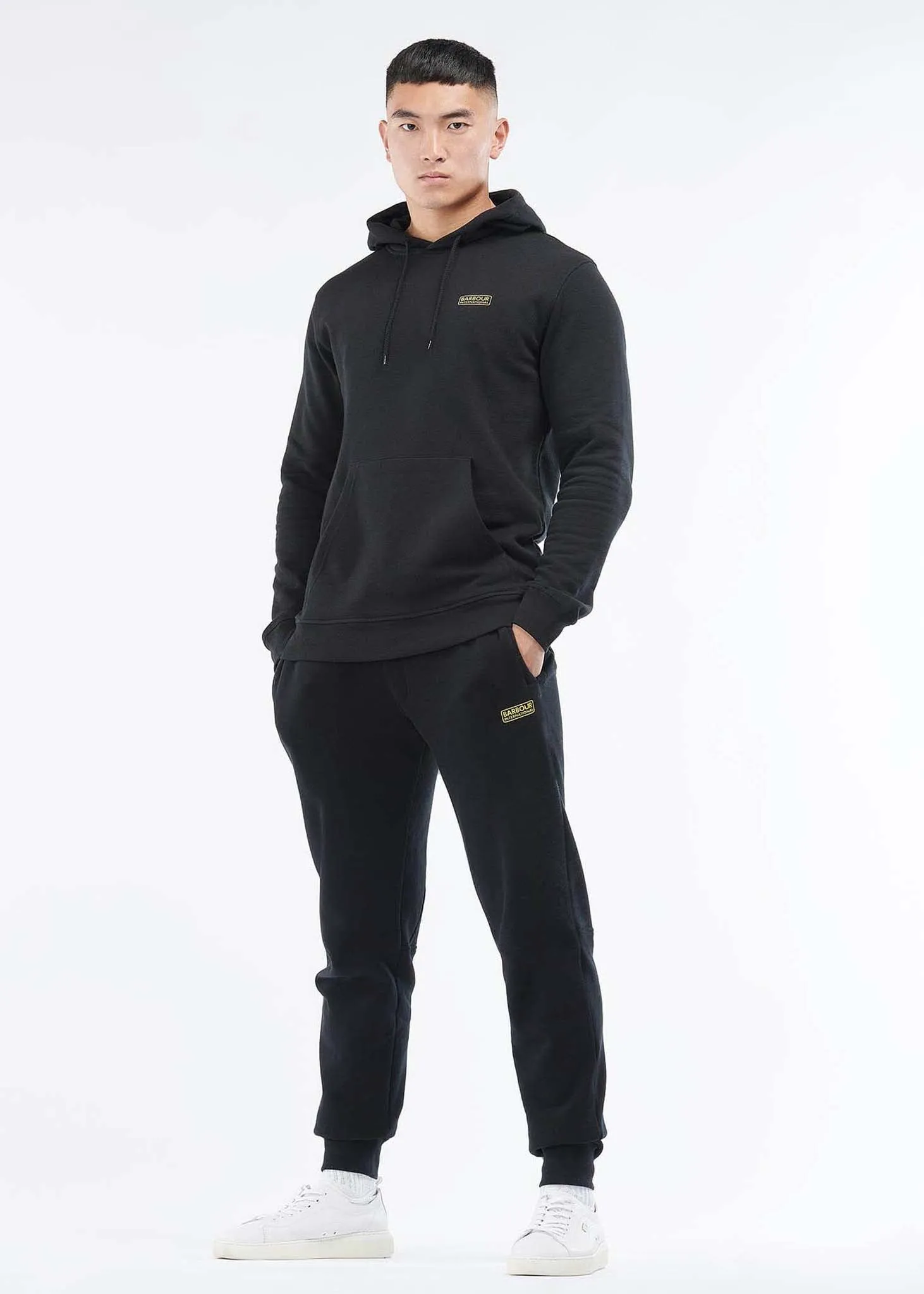 Small logo hoodie - black