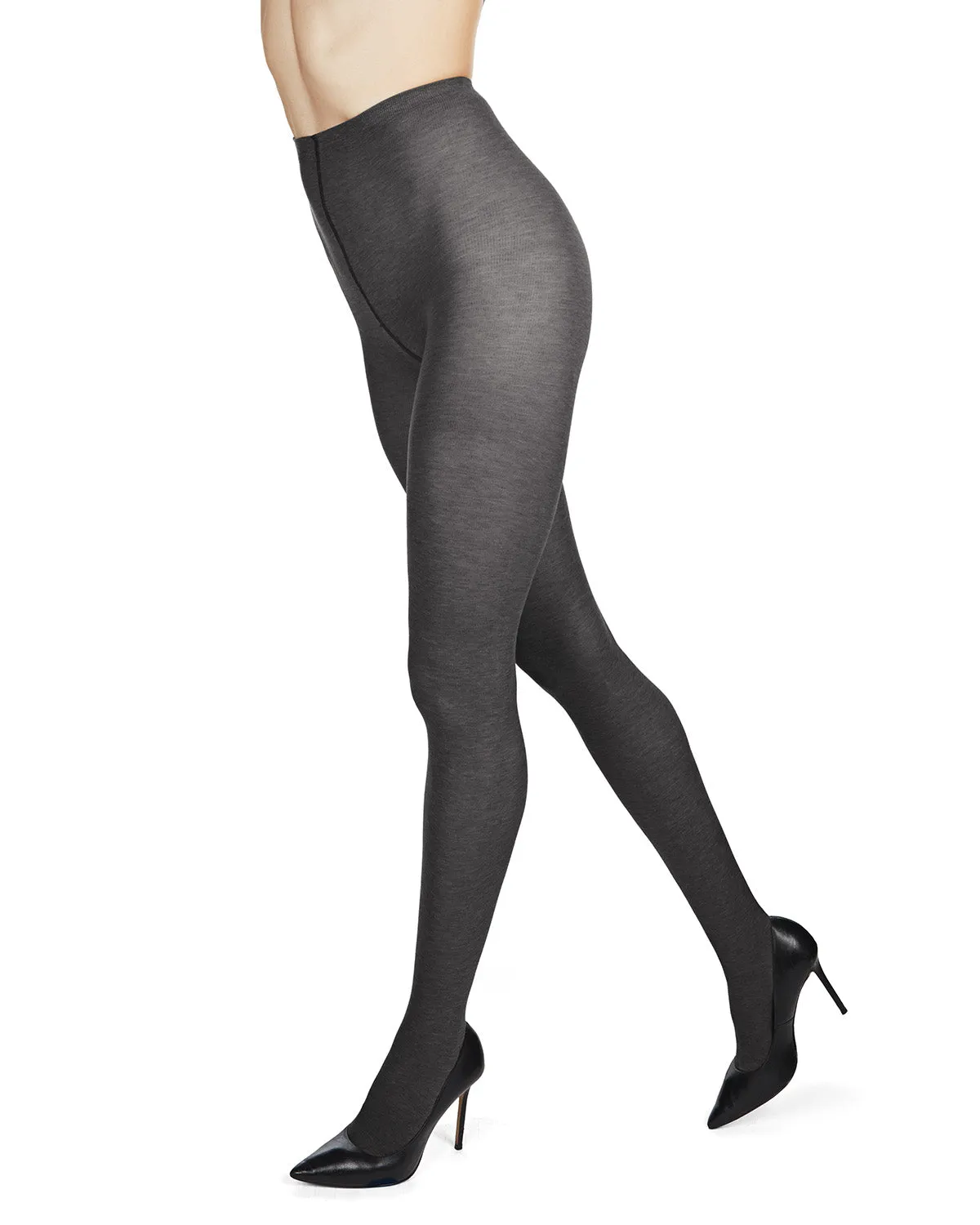 Soft Pima Cotton Tights with Comfort Waist