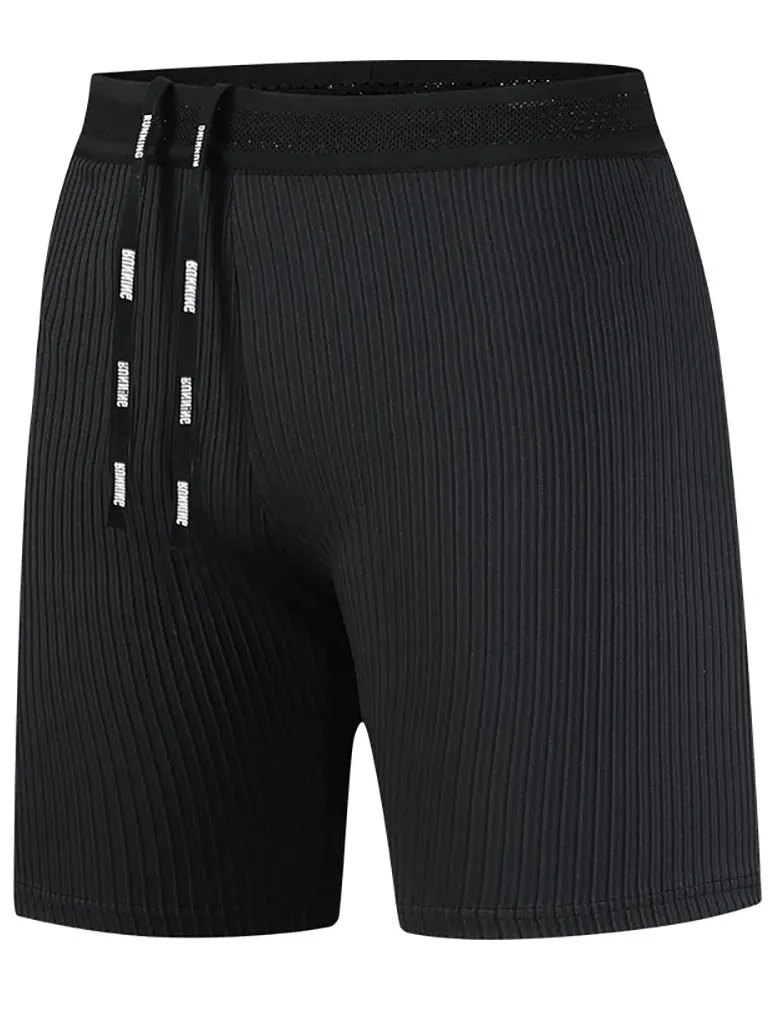 Sports Men's Compression Running Shorts with Drawstring - SF1860