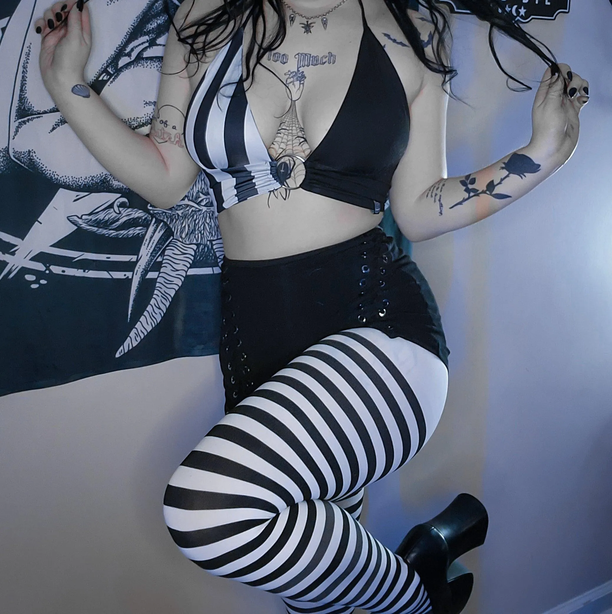 Striped Tights - Witch