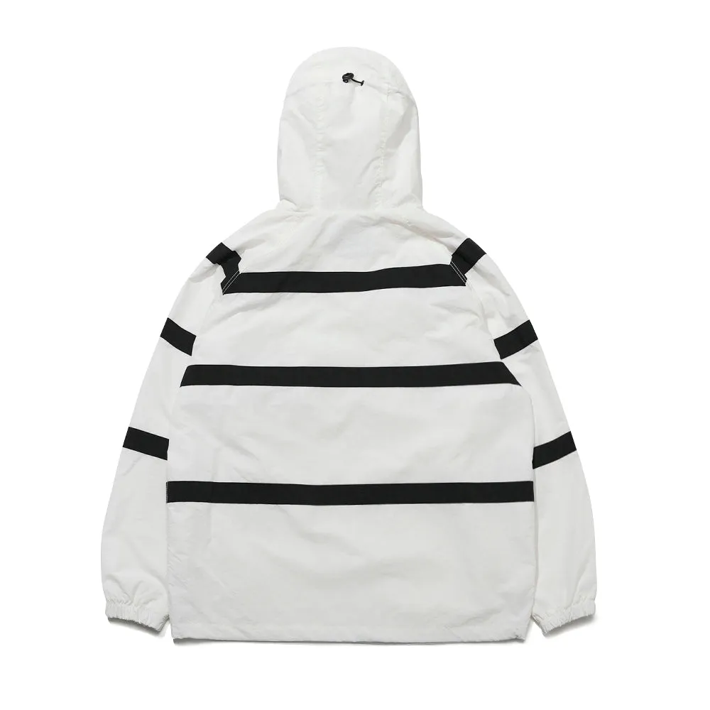 STRP HOODED ANORAK JACKET WHITE