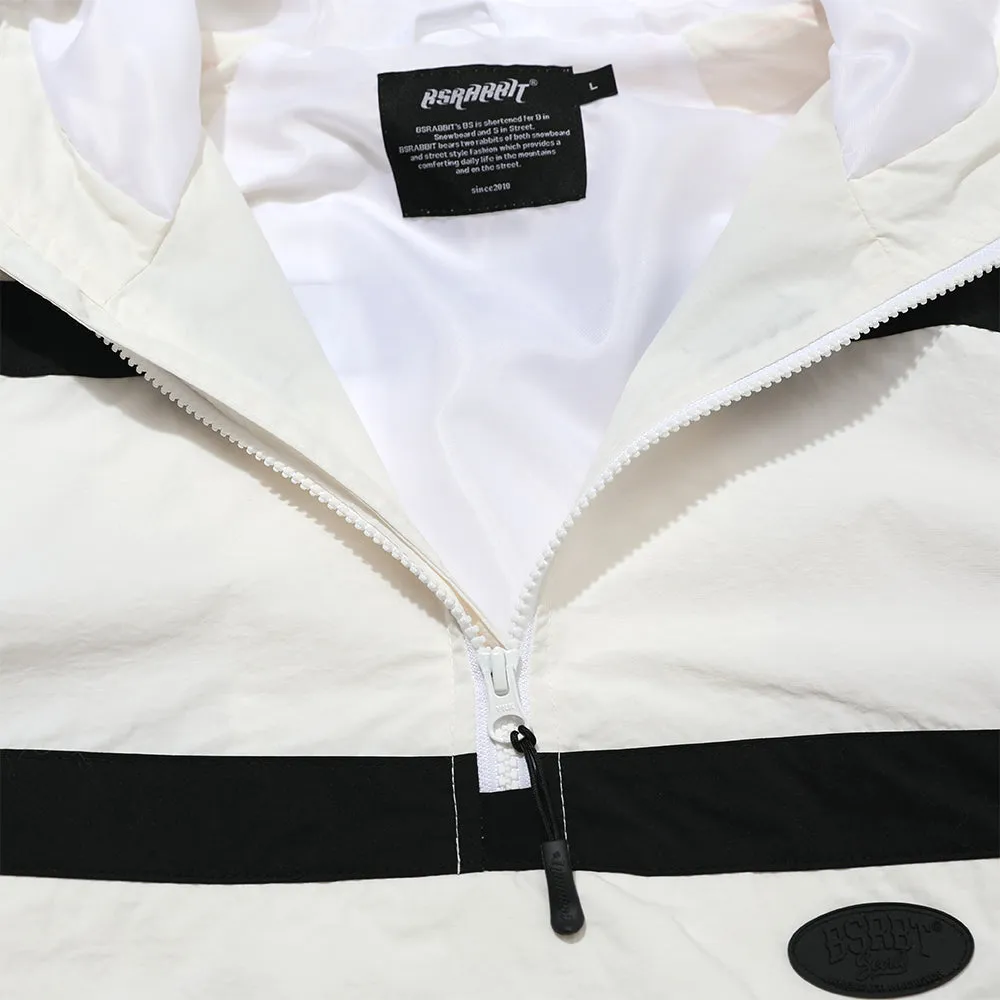 STRP HOODED ANORAK JACKET WHITE