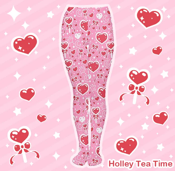 Sweet Feelings pink tights [made to order]