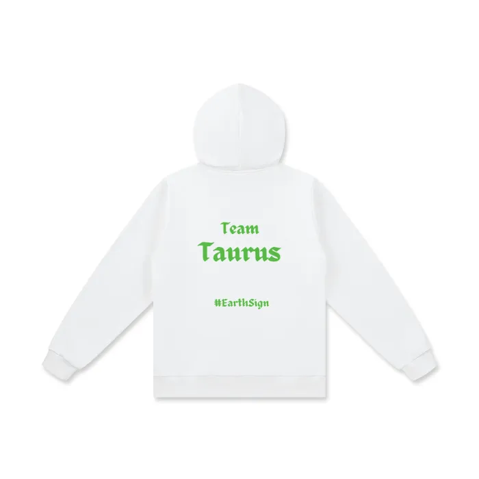 Taurus Men's Cotton Zip Hoodie