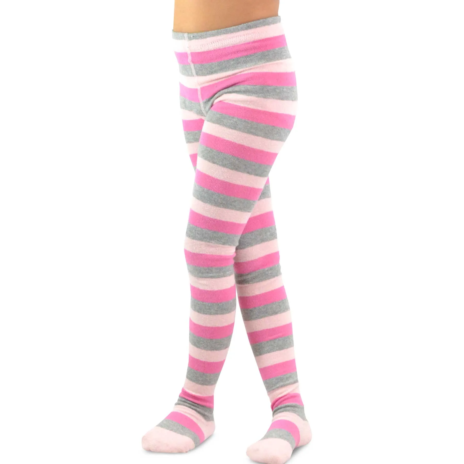 TeeHee Socks Kid's Casual Cotton Tights Stripes 3-Pack (70309)