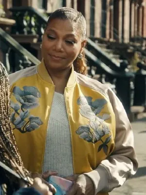 The Equalizer Season 3 Queen Latifah Floral Bomber Jacket