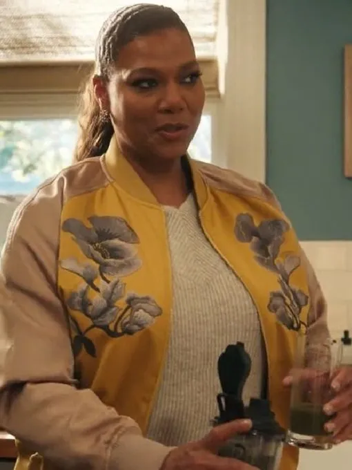 The Equalizer Season 3 Queen Latifah Floral Bomber Jacket