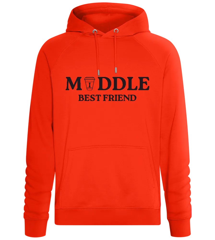 The Middle Best Friend Design - Comfort unisex hoodie