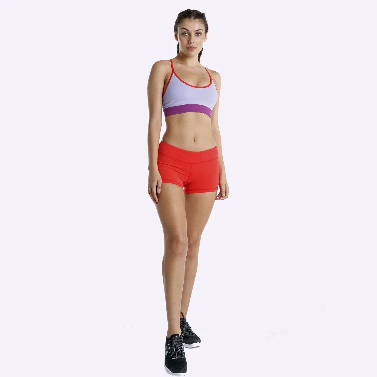 The WOD Life - Women's Swift Bra - Lavender/Red/Violet