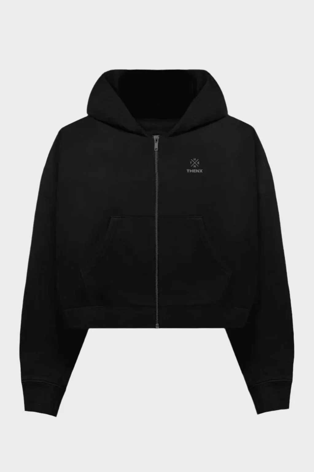 Thenx Women Zip Hoodie - Black