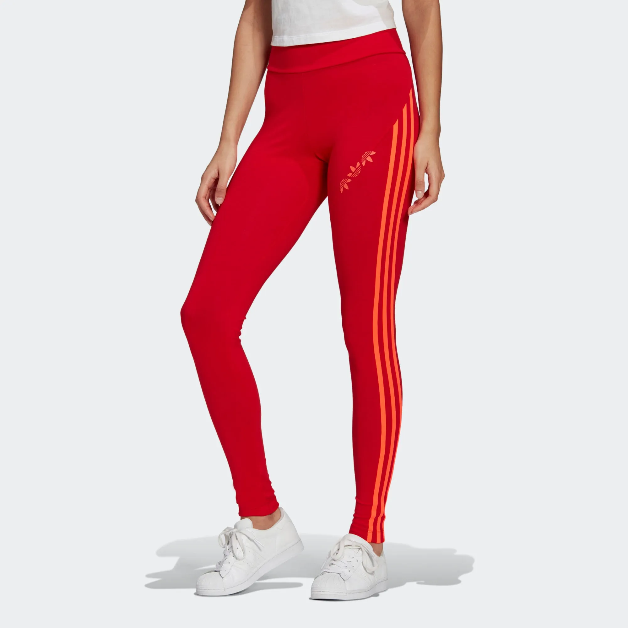 TIGHT ADICOLOR SLICED TREFOIL HIGH-WAISTED LEGGINGS