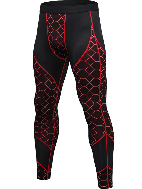 Tight Compression Elastic Men's Tights for Training - SF1377