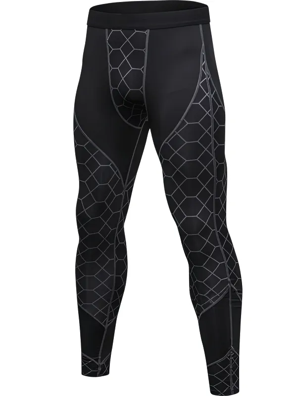 Tight Compression Elastic Men's Tights for Training - SF1377