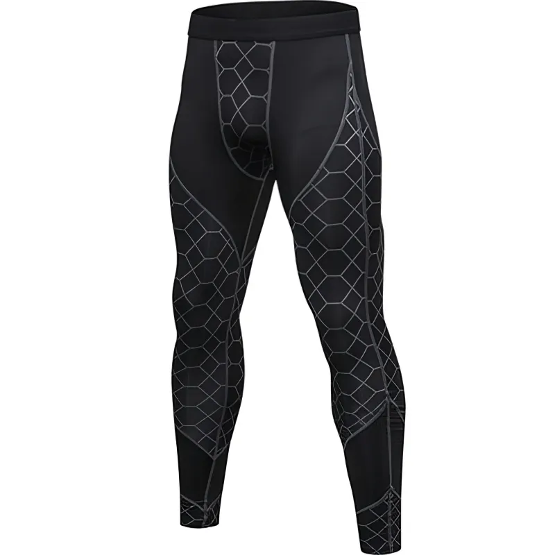 Tight Compression Elastic Men's Tights for Training - SF1377