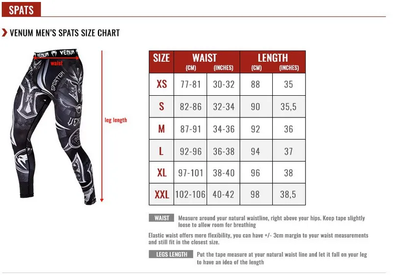 Tights -Venum NoGi 2.0 Spats - Sort