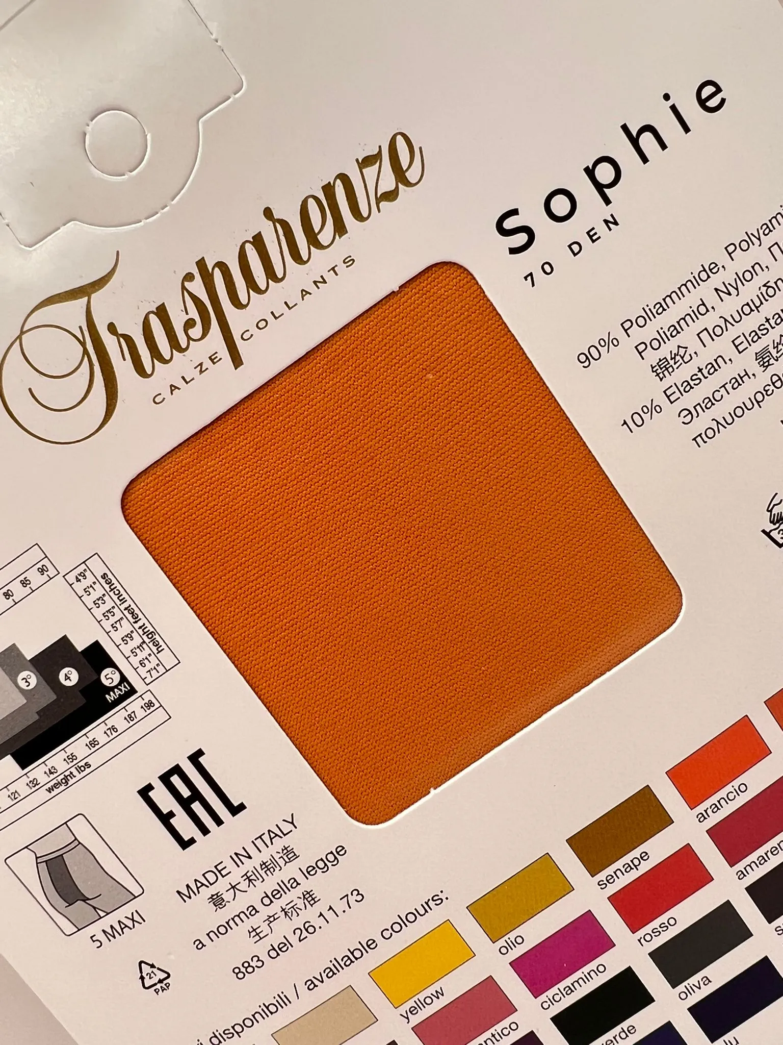 Trasparenze Sophie 70 Denier Opaque Tights - 3 Limited Colours