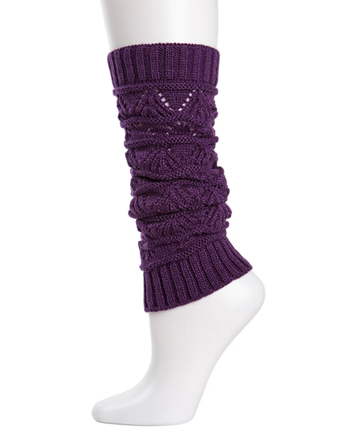 Triangle Scallop Girls Legwarmers