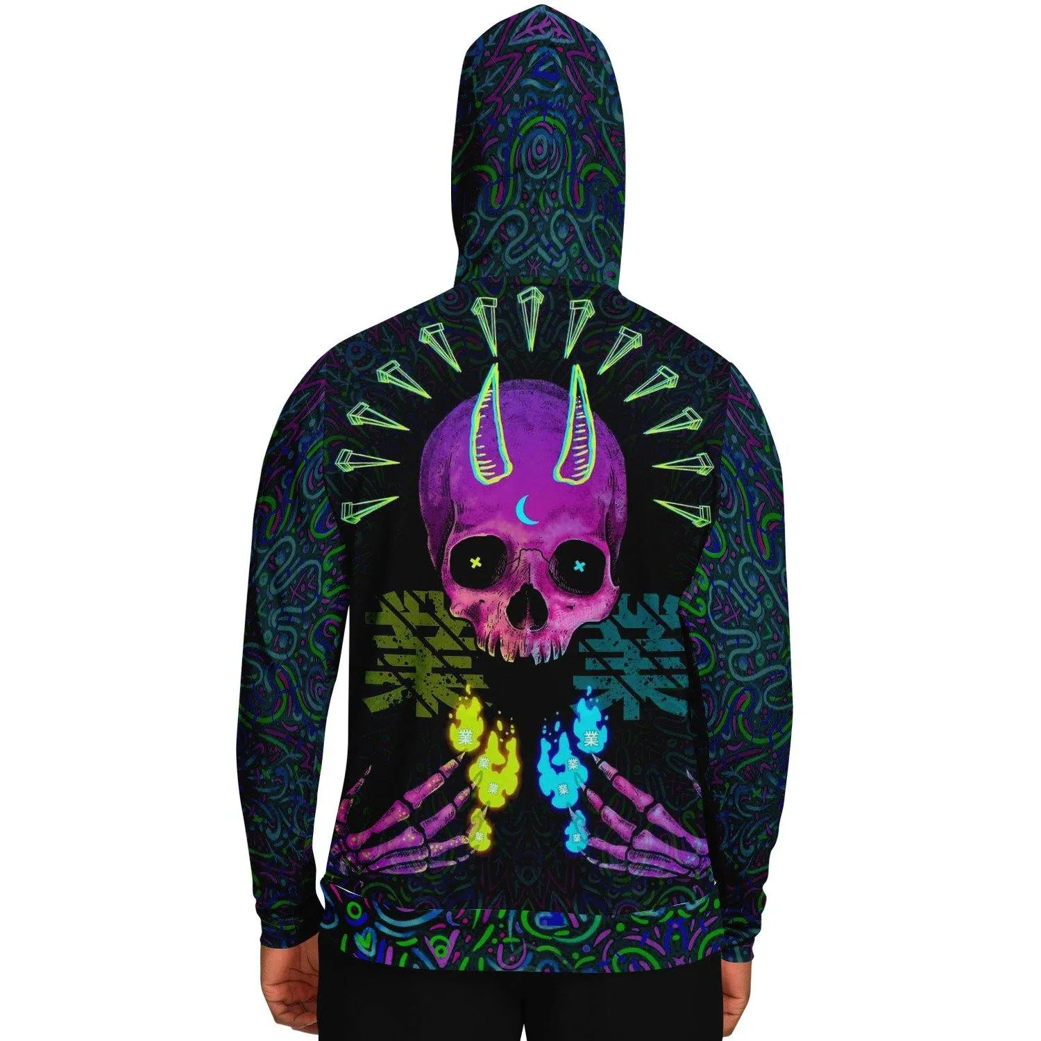 Trippy Skull Hoodie