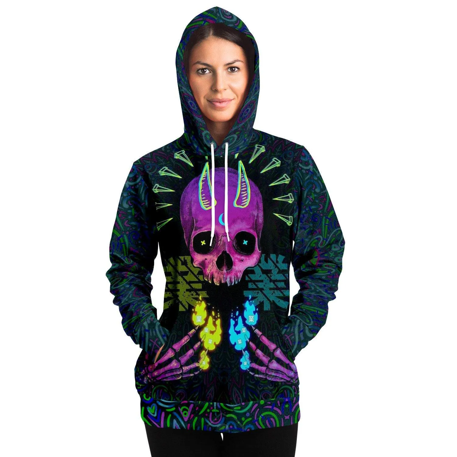 Trippy Skull Hoodie