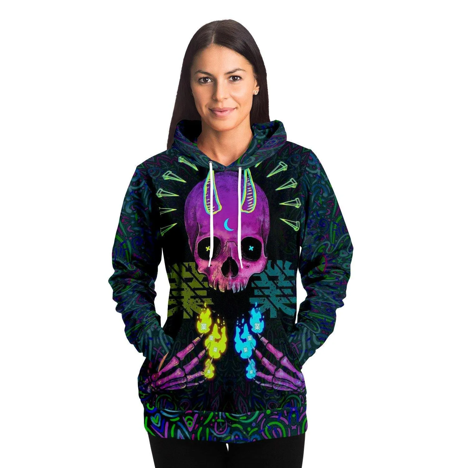 Trippy Skull Hoodie