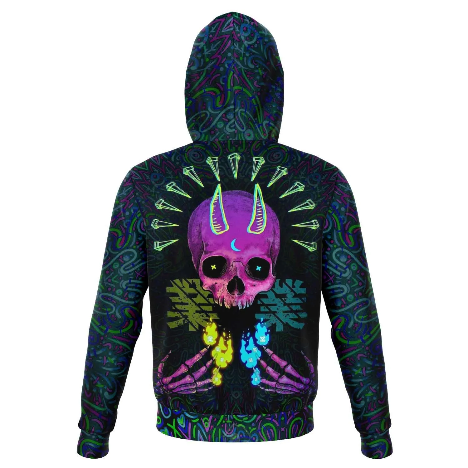 Trippy Skull Hoodie