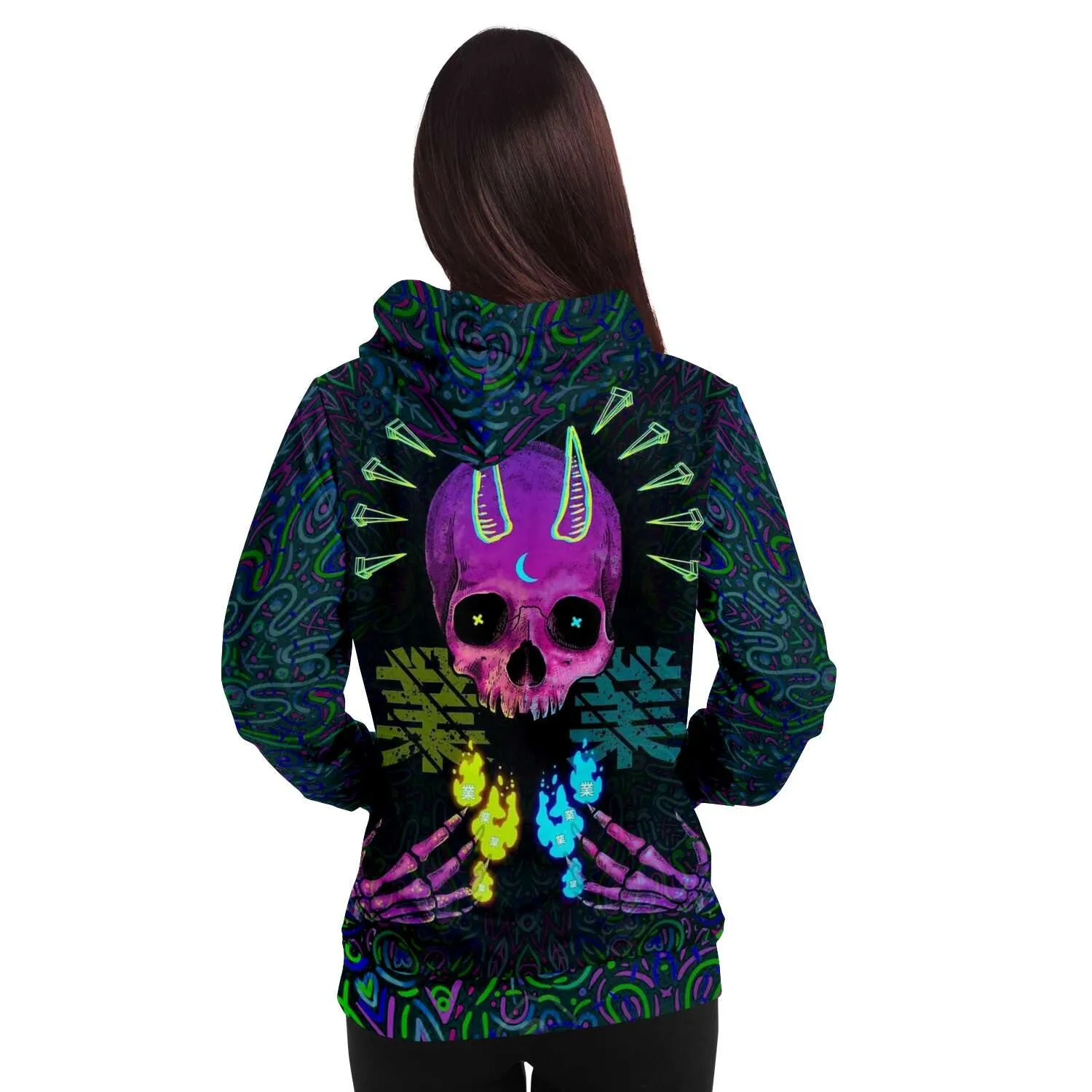 Trippy Skull Hoodie