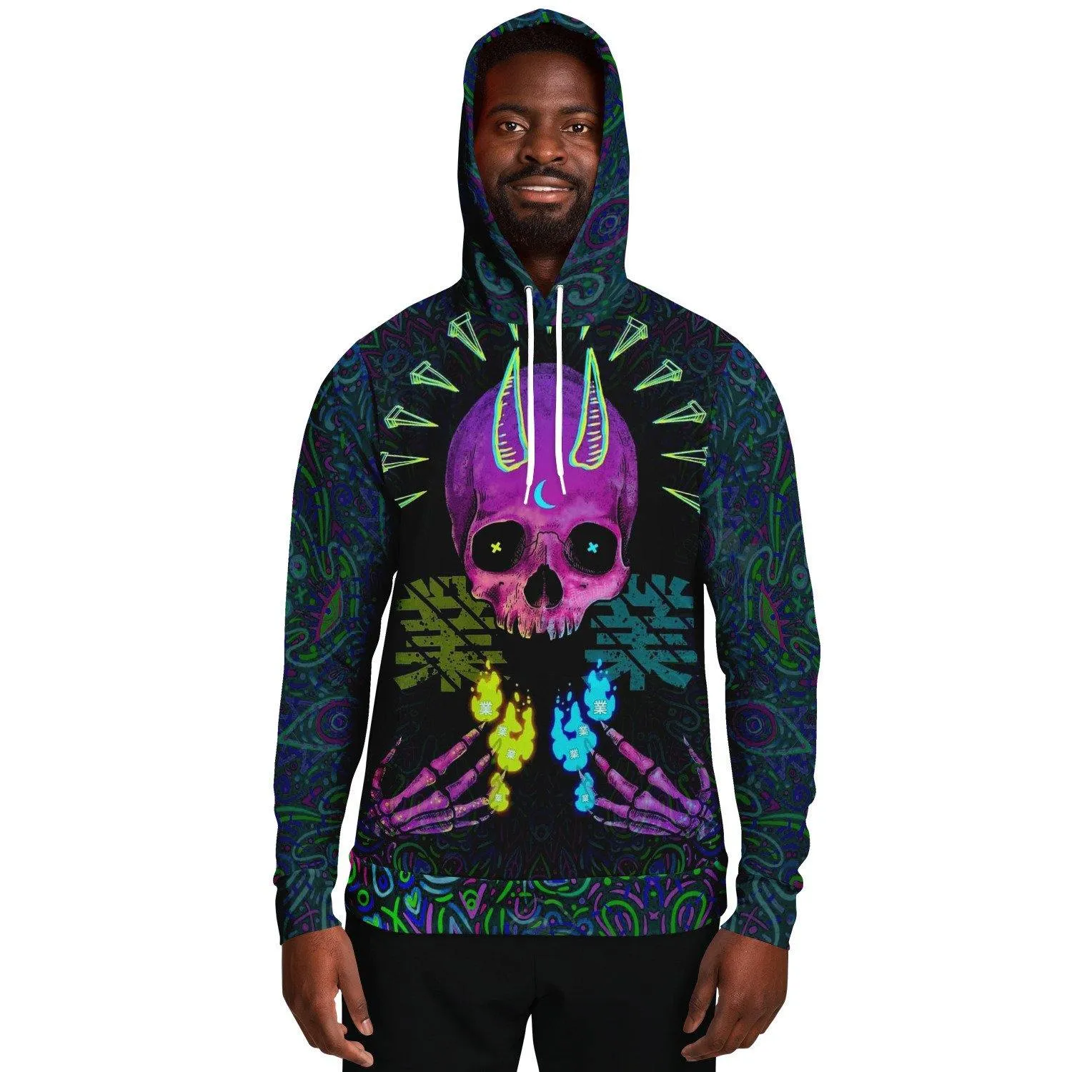 Trippy Skull Hoodie