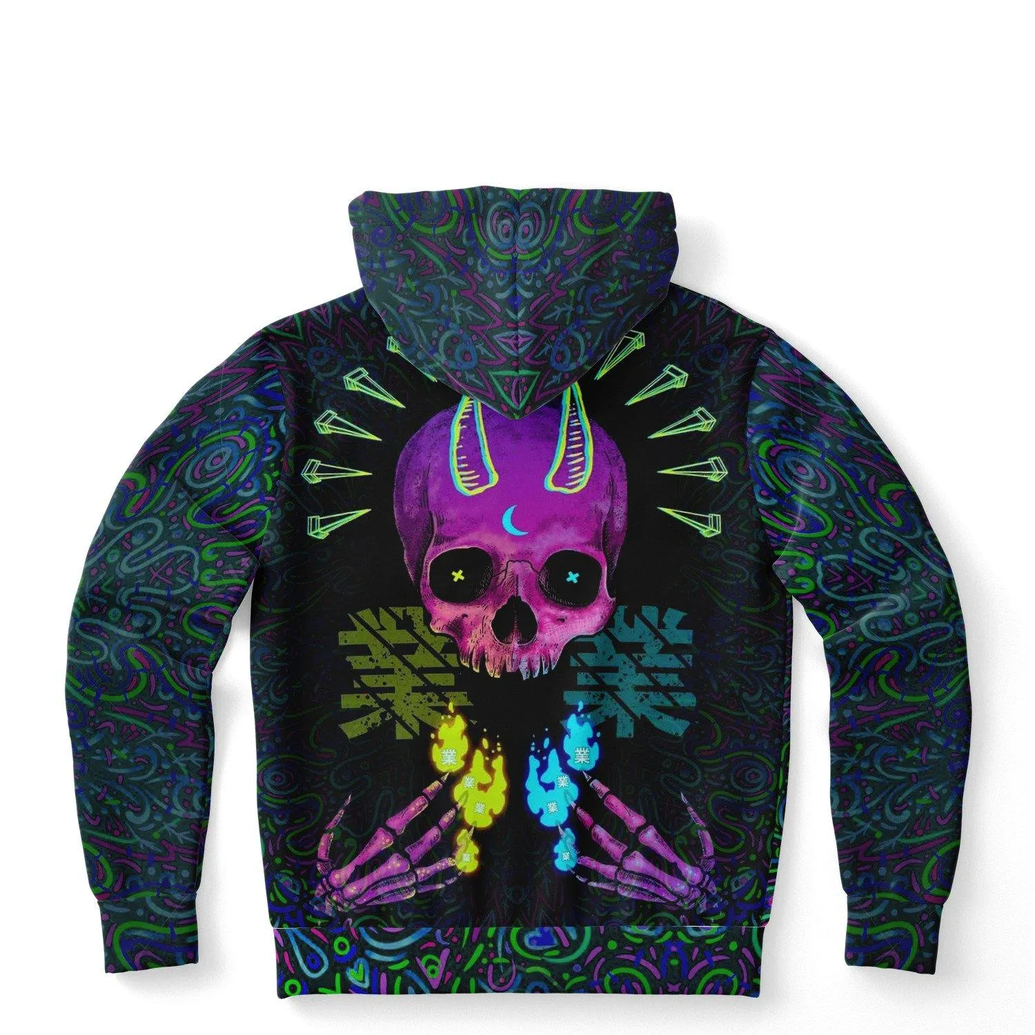 Trippy Skull Hoodie