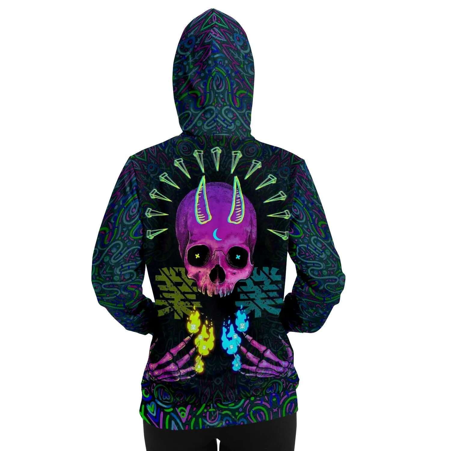 Trippy Skull Hoodie