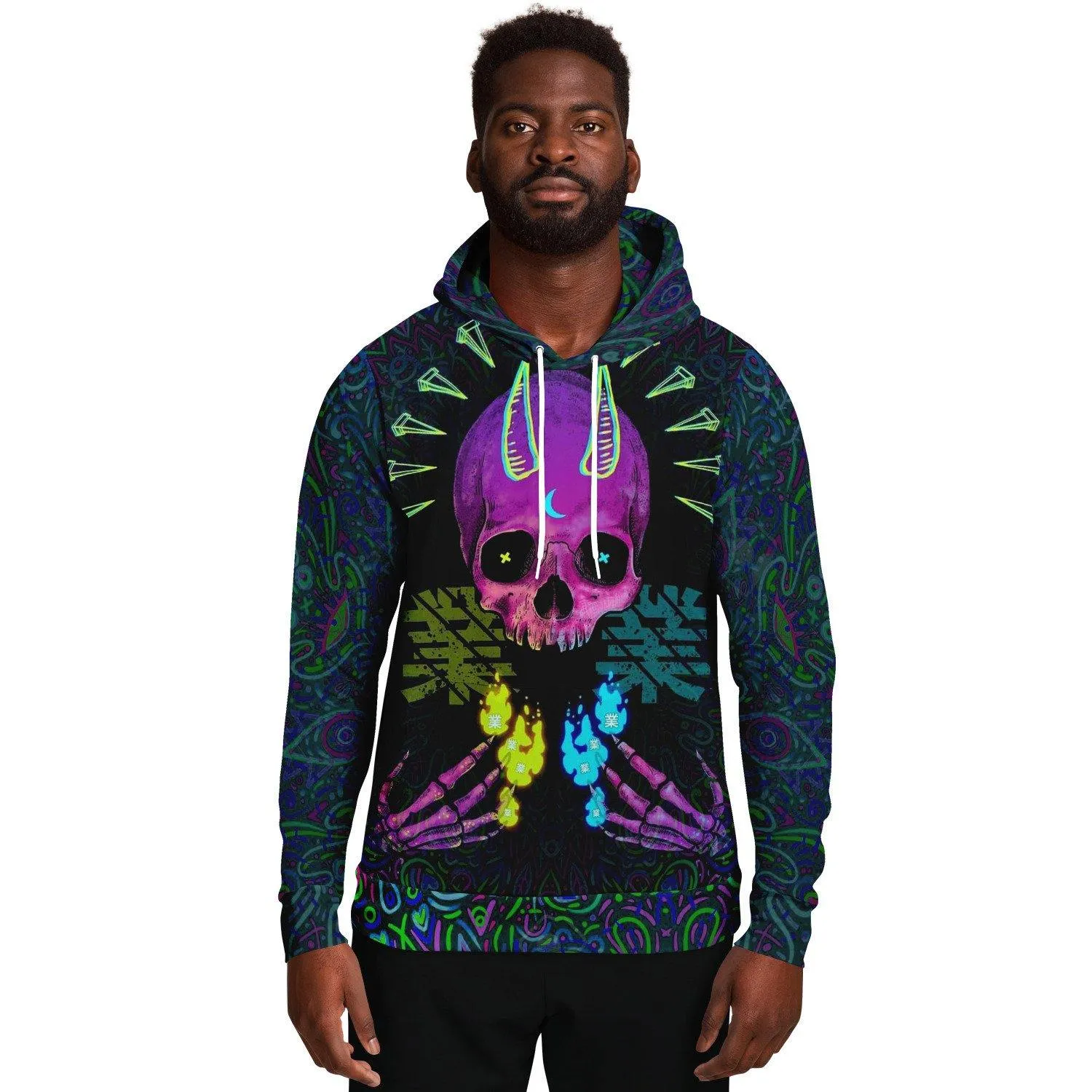 Trippy Skull Hoodie